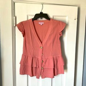Pink lily top